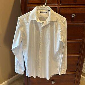 Michael Kors boys dress shirt, size 18, white, 100% cotton